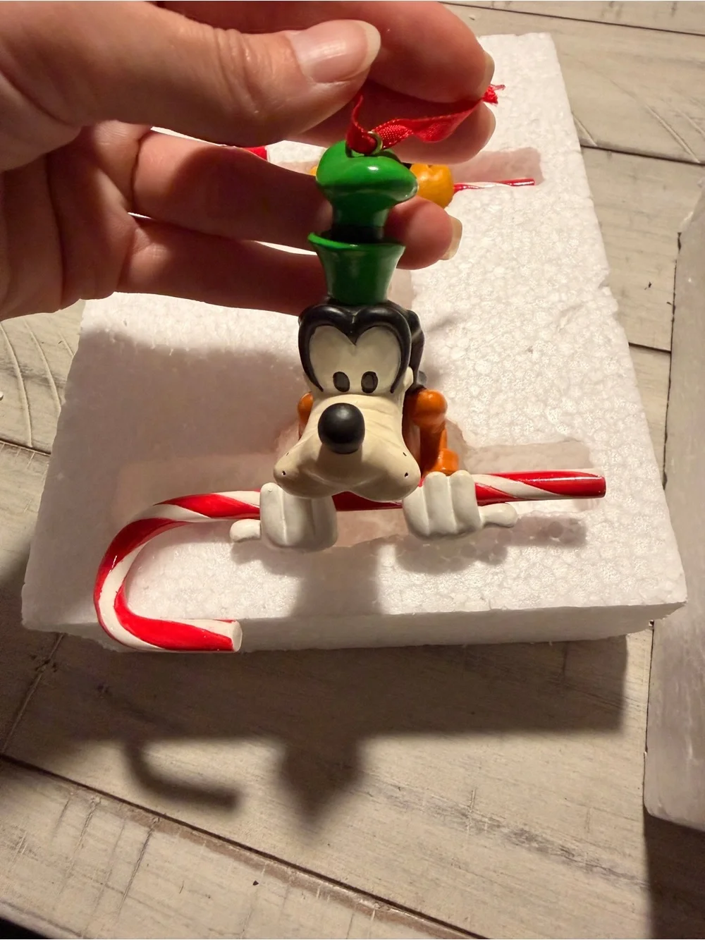 RARE Disney Candy Cane Character Ornaments - Set of 4